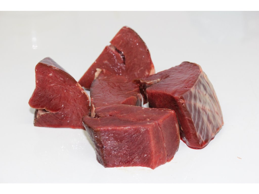 Hovězí srdce kostky 1kg